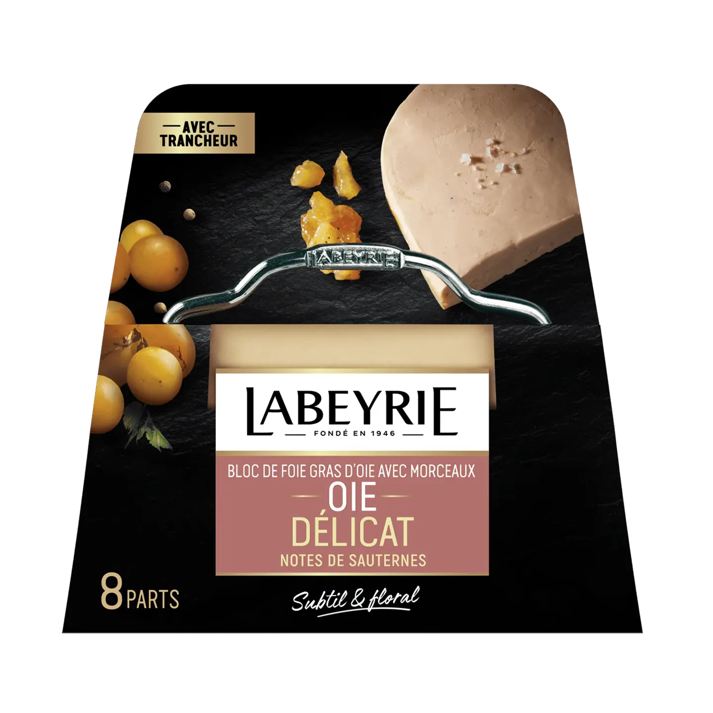 Bloc de Foie Gras d'Oie avec morceaux aux notes de Sauternes